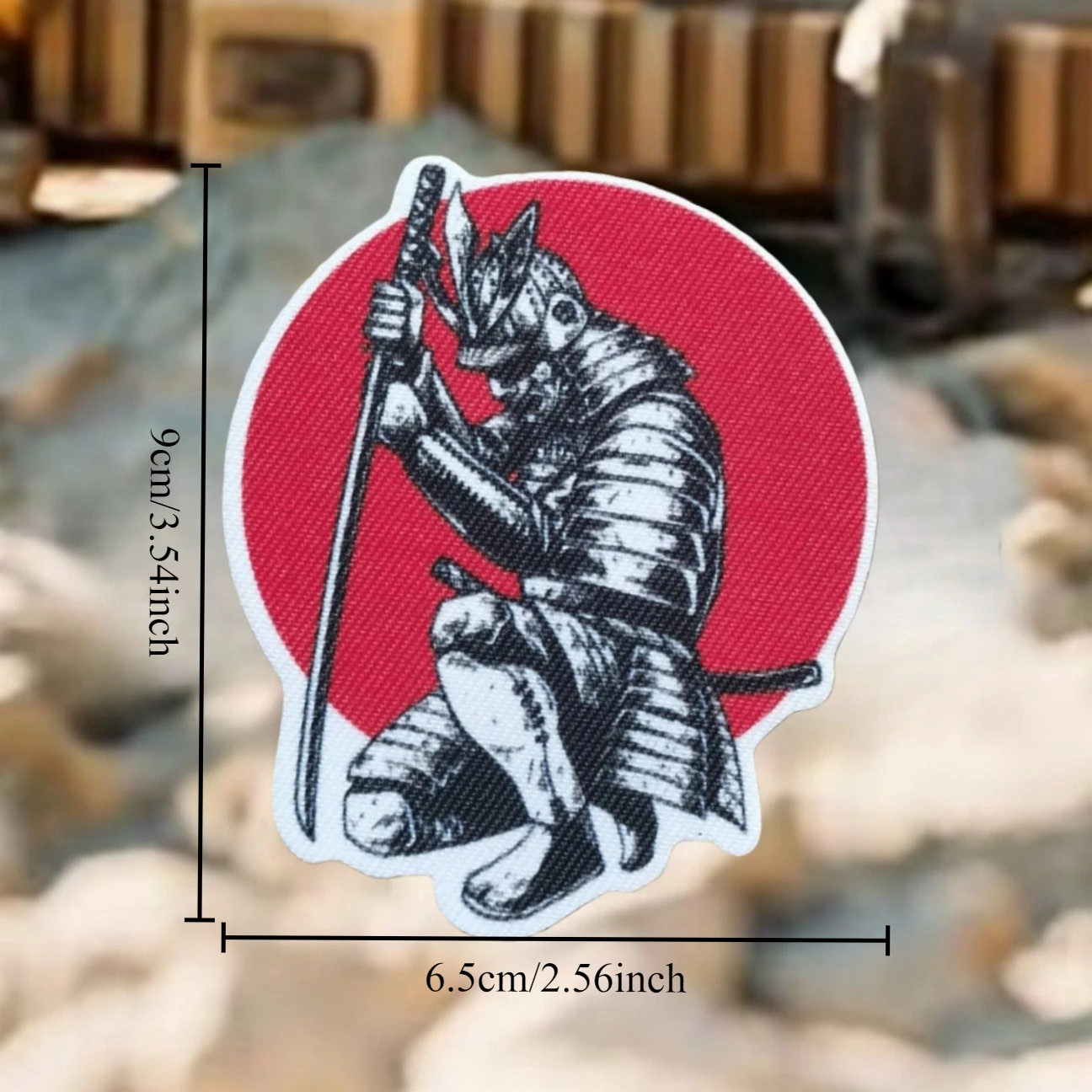 Parches impresos con insignia de moral divertida de guerrero para ropa, brazalete militar táctico, gancho y bucle, accesorios para mochila, pegatinas - imagen 2