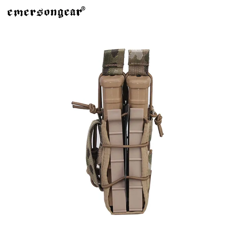 EMERSONGEAR doble Modular Rifle revista bolsa Airsoft caza utilidad MOLLE entrenamiento juego Mag camuflaje combate - imagen 3