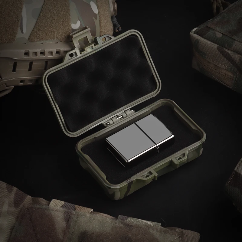 Caja de almacenamiento de equipo táctico de 9,8x5,8 cm con contenedor de espuma antipresión a prueba de golpes caja seca de seguridad sellada a prueba de polvo - imagen 3