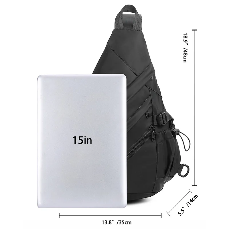 Bolso grande para senderismo y acampada para hombre, bolso cruzado táctico para deportes al aire libre, ciclismo, escalada, almacenamiento de viaje y Fitness, bolsos de hombro - imagen 4