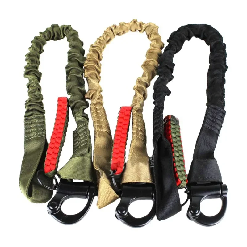Cordón táctico de liberación rápida, cuerda de seguridad para Rifle, cuerda de escalada, eslinga protectora Airsoft para caza al aire libre - imagen 3