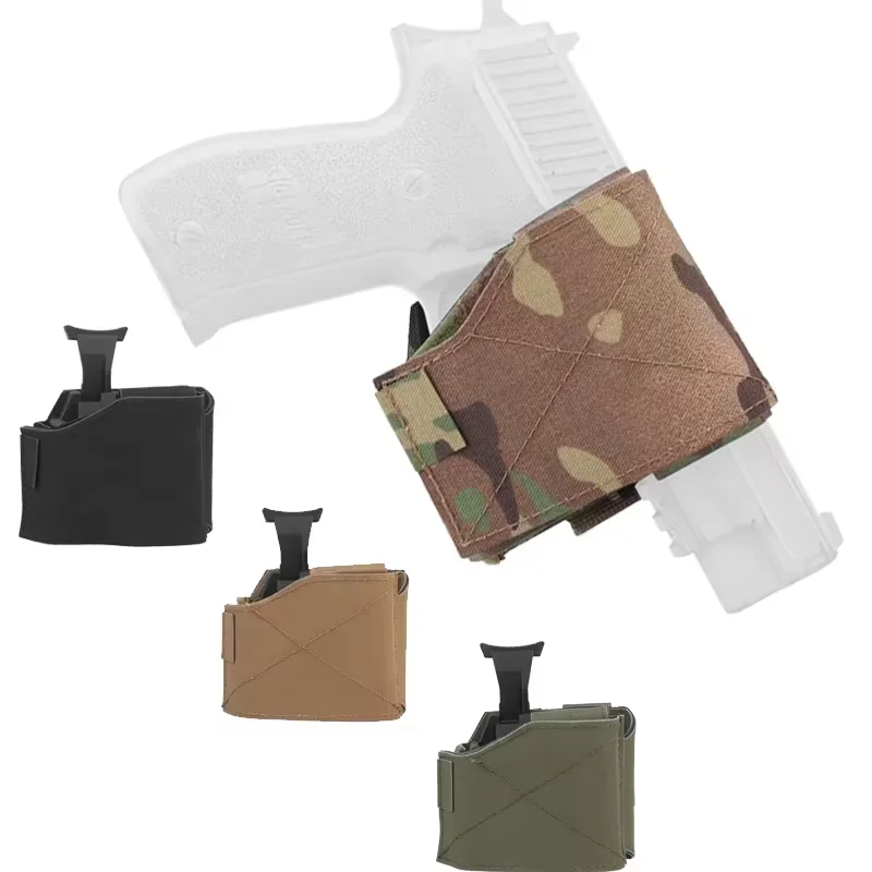 Funda táctica para pistola Molle, funda Universal para pistola con cinturón, funda para pistola de liberación rápida, accesorio de transporte ligero - imagen 3