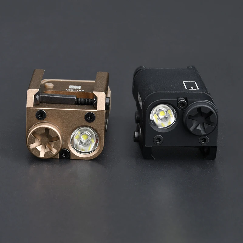 WADSN-minilinterna táctica de Metal XC1, luz LED para arma de caza, explorador, 20MM, riel Picatinny Glock 17 18C G19 - imagen 2