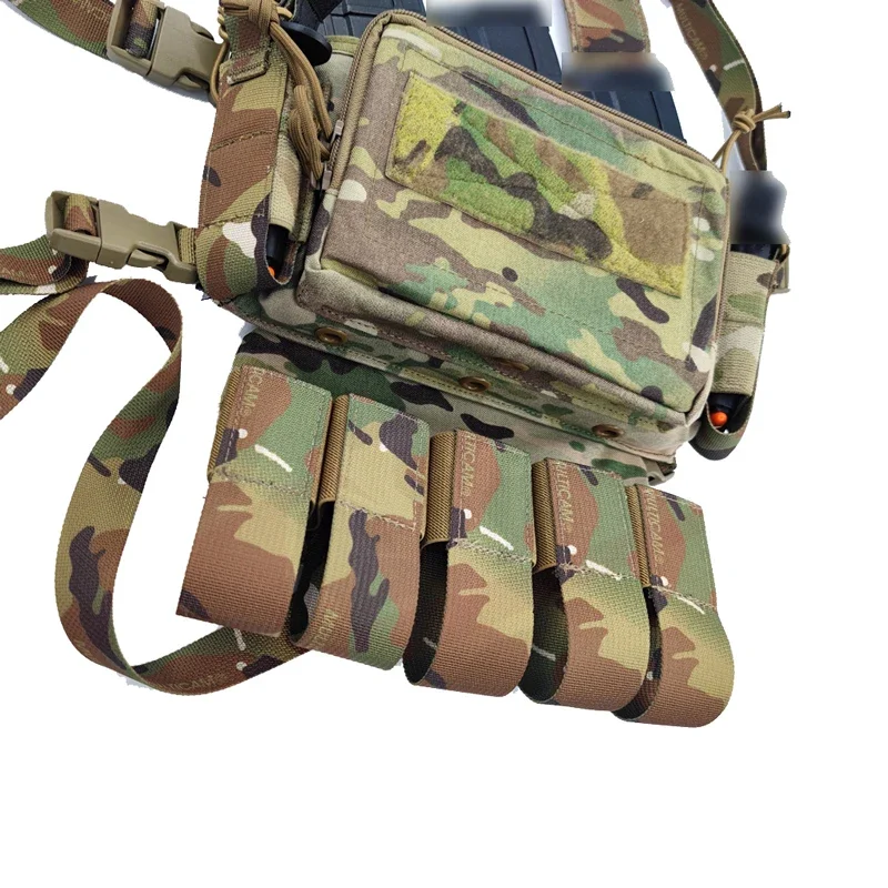 Bolsa colgante táctica para plataforma de pecho D3CRM MK3 MK4, bolsa para revistas, chaleco Multicam, Mini bolsa de granada Abdominal - imagen 5