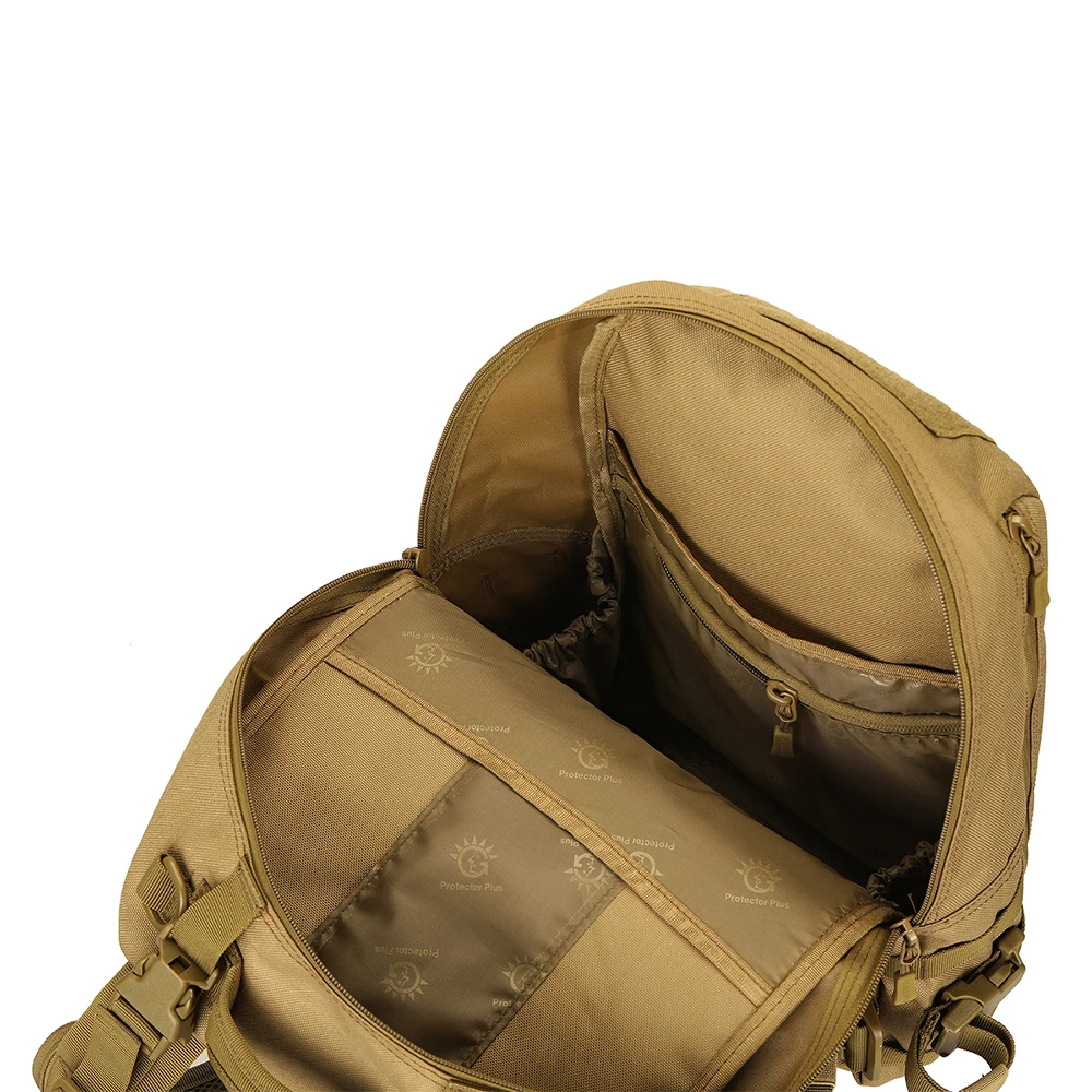 Mochila táctica para hombre, bolsa de nailon 1000D, resistente al agua, para ciclismo, caza, Camping, militar, PROTECTOR PLUS, 25L - imagen 5