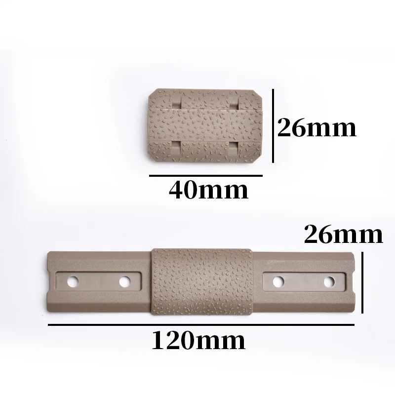 Kit de linterna táctica SureFire M300 con 5 uds BCM 5,5 'Mlok Keymod accesorios de cubierta de riel antideslizante Kit de parada de mano cubre 12 Uds - imagen 2