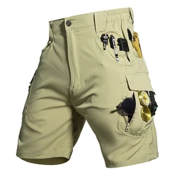 Pantalones tácticos militares elásticos secado rápido para hombre
