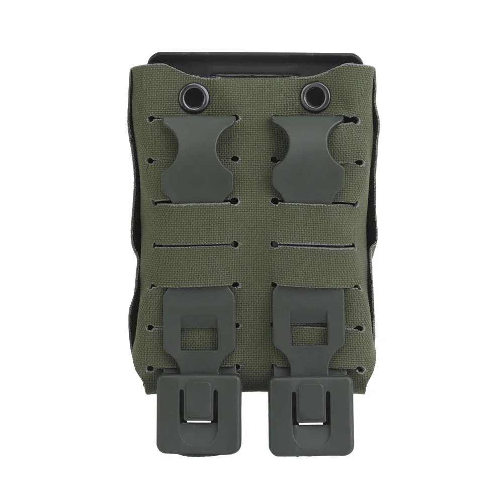 Molle-bolsa ligera AR15/ M4/9 milímetros, cargador con soporte de nailon incorporado, dispositivo para pistola de caza y Rifle - imagen 5