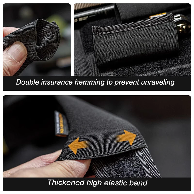 Cinturón táctico, cubierta de herramienta de alta elasticidad, cinturón de 38-40mm, transporte oculto, cuchillos EDC, cuchillos plegables, funda para linternas - imagen 2