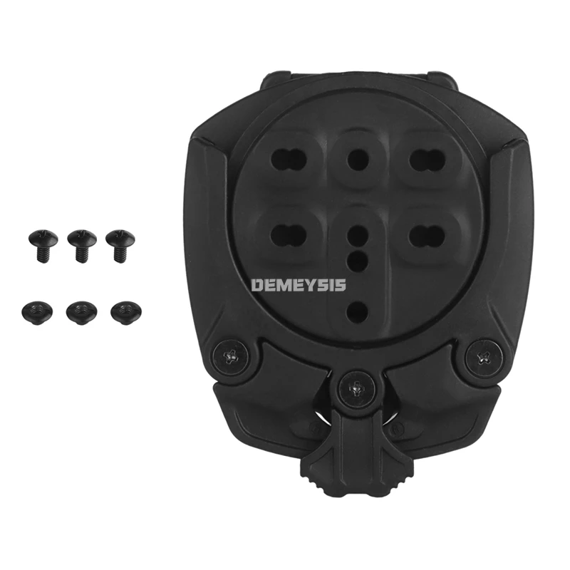 Accesorios para funda de pistola, plataforma de cintura de 360 grados, Kit de desconexión rápida para cinturones, caza, tiro, adaptador de Base de funda táctica - imagen 2