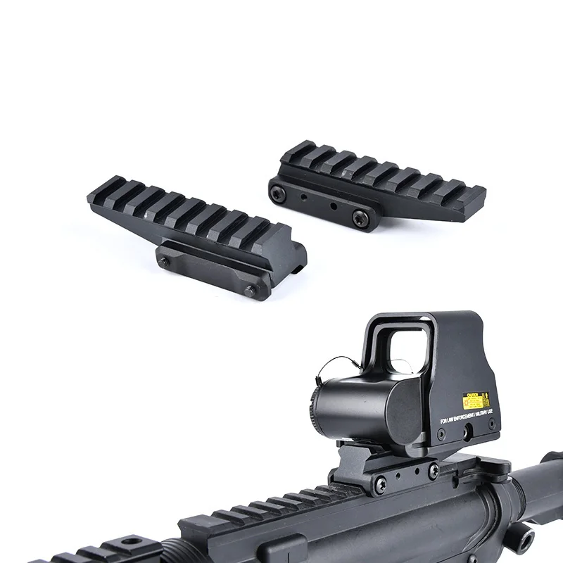 Base de montaje en riel Picatinny táctica de 20mm para pistola de punto rojo 551 552 558, accesorios para pistola de juguete Unity Airsoft