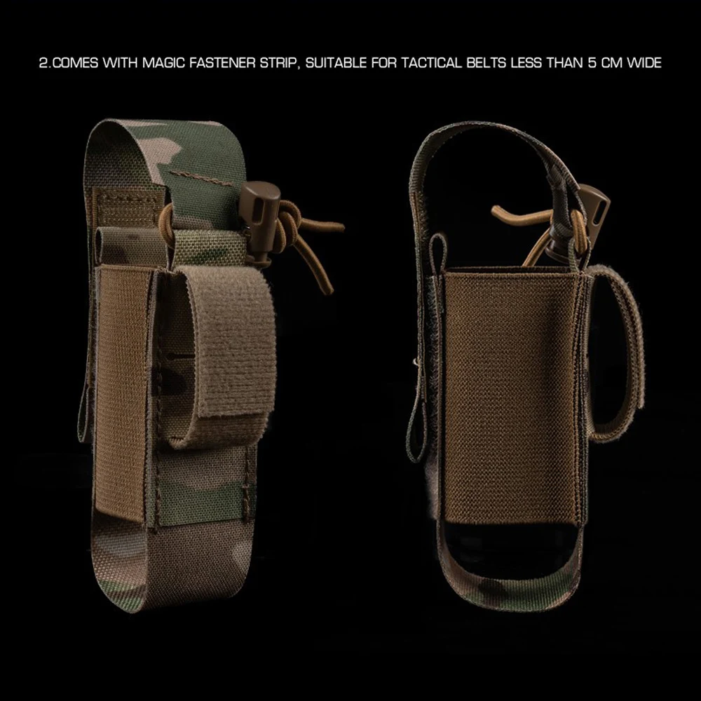 Bolsa táctica MOLLE para granada de choque, multiusos, para caza al aire libre, tiro, revista Airsoft, soporte para torniquete, cinturón, equipo - imagen 5
