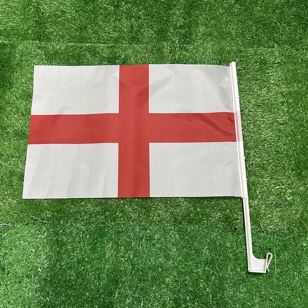 SKY FLAG Banderín coche Inglaterra con mástil plástico resistente - imagen 2