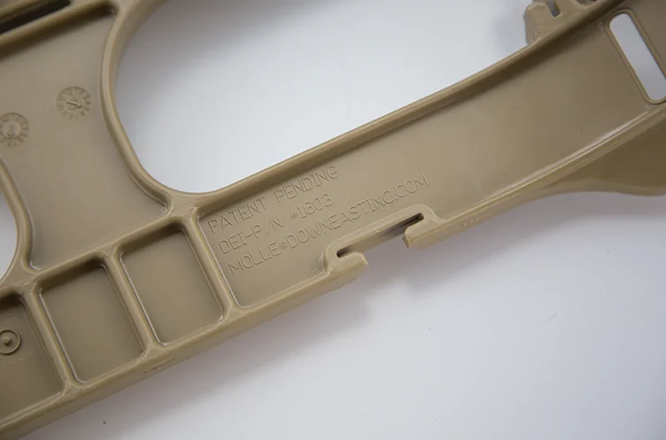 Sistema Molle, respaldo de color arena - imagen 3