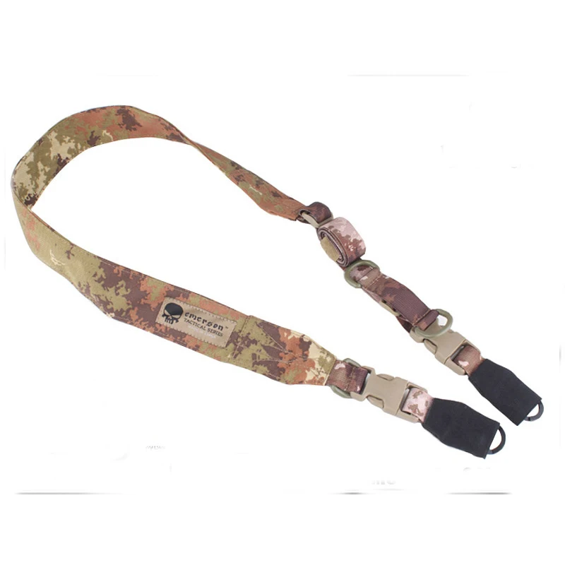 Emersongear-eslinga de Rifle de la serie One Two Point, eslinga de Airsoft de caza con gancho de mezcla, eslinga de pistola táctica EM8490 - imagen 2