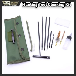 Kit de limpieza Juego de kits de limpieza Kit de limpieza portátil Suministros para kit de limpieza de pistola de rifle compacto de 5,56 mm/.223/.22 Cal