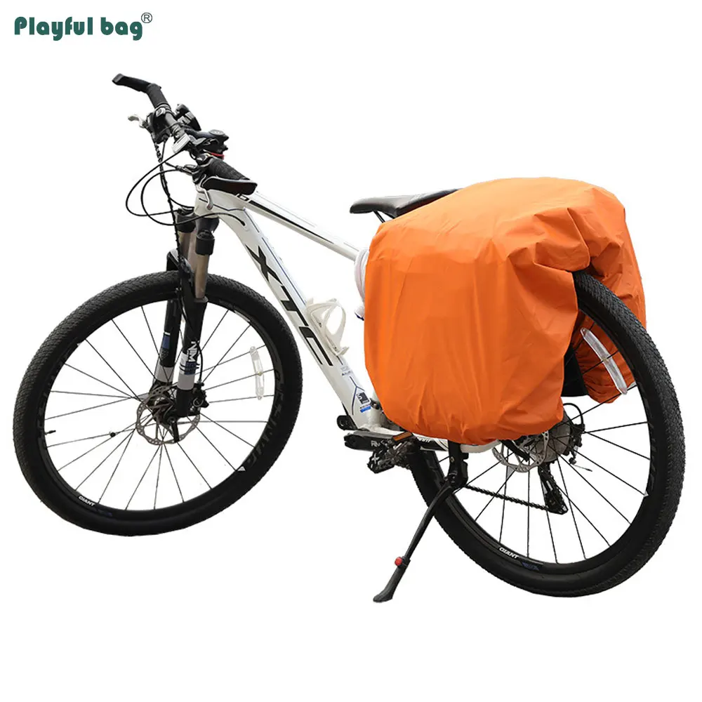 Cubierta impermeable para alforja de bicicleta, cubierta de lluvia para estante trasero de bicicleta de montaña, a prueba de polvo, equipo de ciclismo al aire libre NA48 - imagen 4