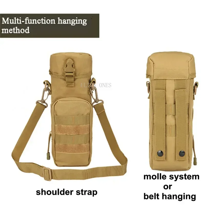 Bolsa táctica para hervidor de agua, bolsa impermeable para botella de agua Molle, senderismo al aire libre, caza, bolsas para hervidor de entrenamiento para acampada - imagen 4