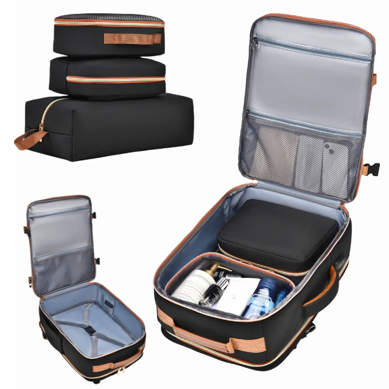 Mochila para acampar al aire libre, escalada, gimnasio, Fitness, bolsa de Yoga, entrenamiento de viaje seco y húmedo, bolsas de senderismo, viaje de negocios, mochila para ordenador portátil universitario - imagen 3