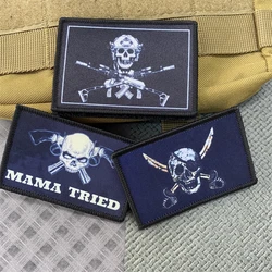 Calico Jack Pirate Parche táctico con velcro para mochila