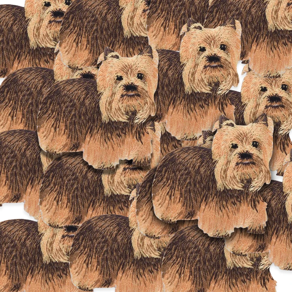 Parches bordados para cachorros y perros marrones, parches bordados para planchar para ropa, chaquetas, sudaderas, abrigo, bolsa de dibujos animados, buenos regalos - imagen 3