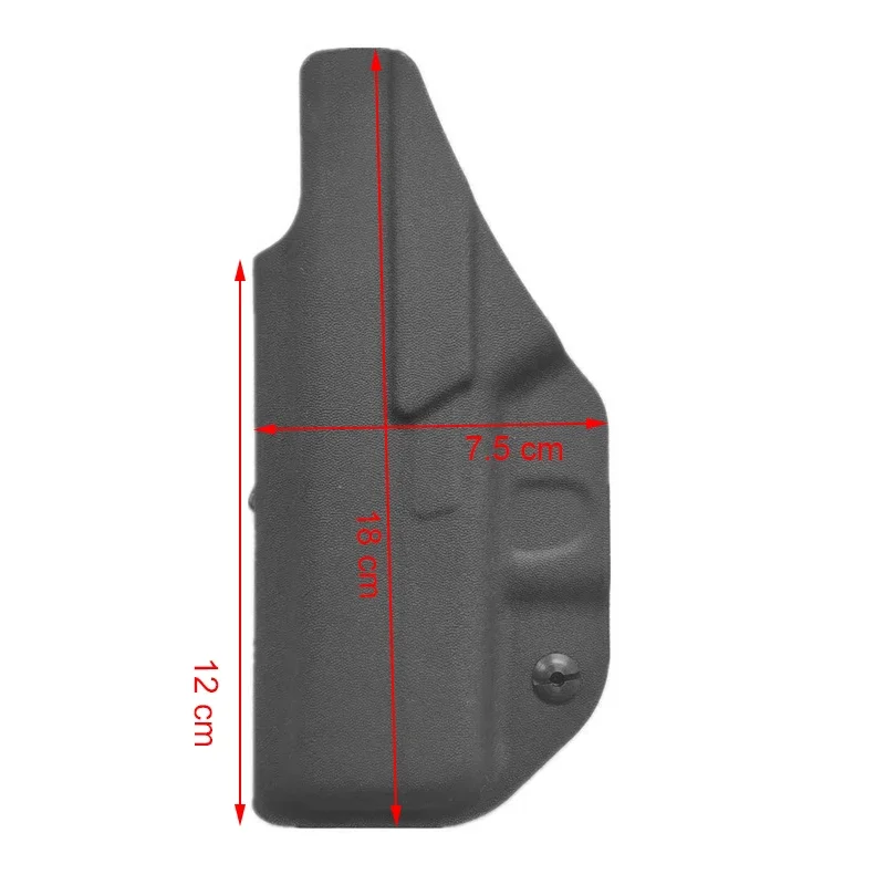 KYDEX-funda táctica oculta para pistola Glock43, Glock43X, IWB, Glock 43, 43X, Gen 3, 4, 5 - imagen 2