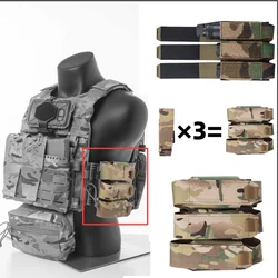 Bolsa táctica de granada MOLLE con apertura rápida para chaleco