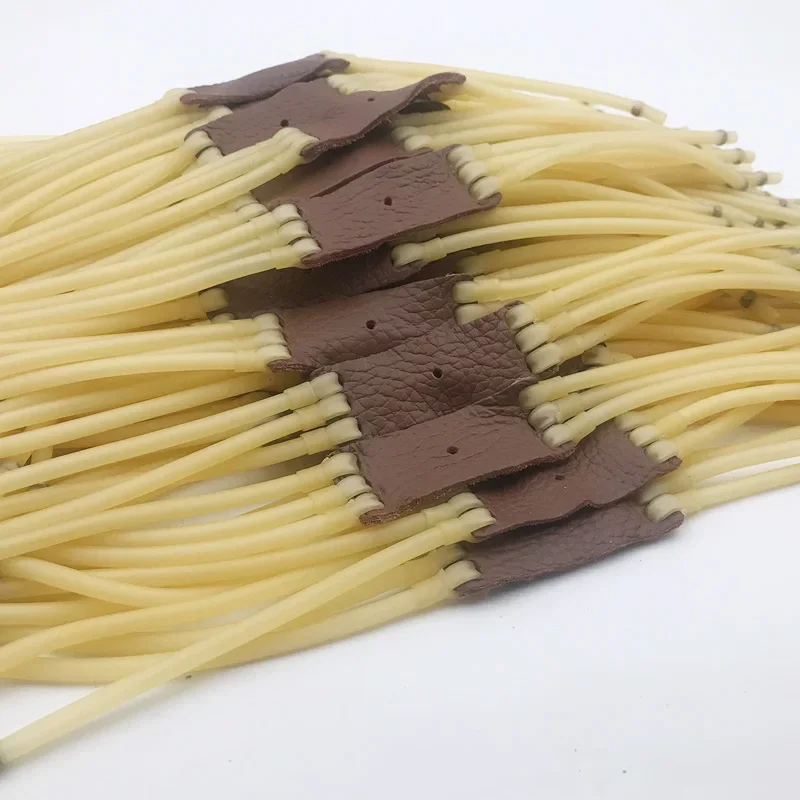 Banda de goma de 3 piezas para caza al aire libre, Bola de tarjeta atlética para lanzamiento de tirachinas con bola de acero en el interior, tirachinas elástico - imagen 5