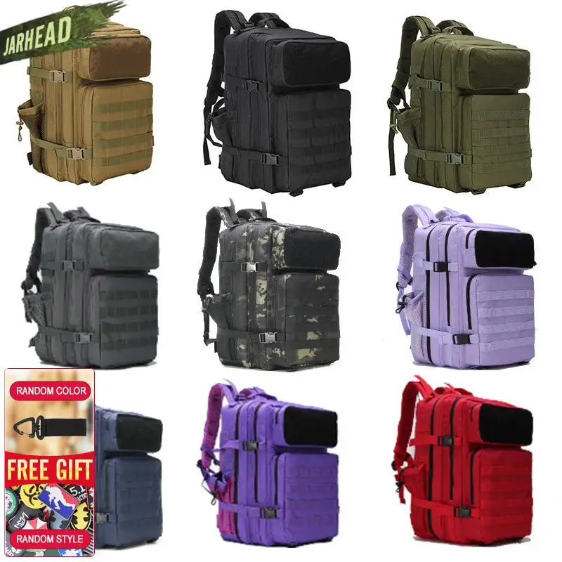 Mochila táctica militar de gran capacidad para deportes al aire libre, mochila Oxford impermeable 1000D para caza, Camping, senderismo, 50L, Nueva - imagen 2