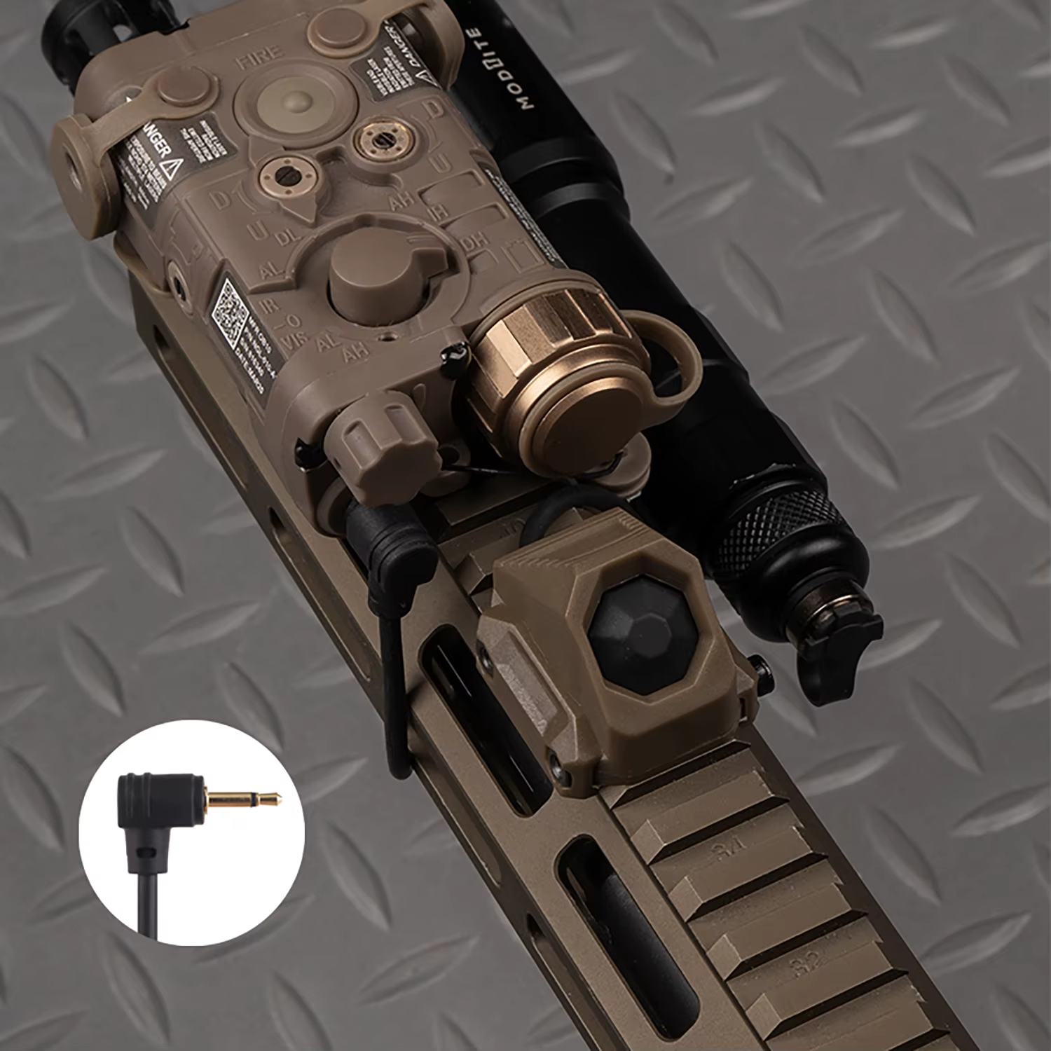 AXON Interruptor remoto táctico Picatinny MLOK linterna y láser - imagen 5