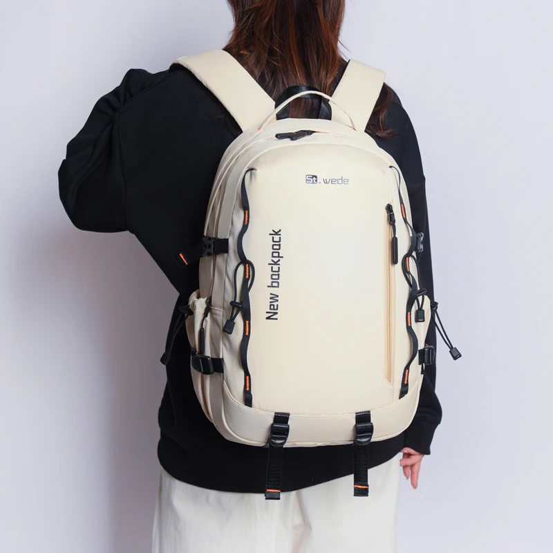 Mochila senderismo grande para hombre y mujer con compartimento laptop