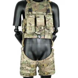 Par de clips Molle tácticos para montaje exterior ultra resistente