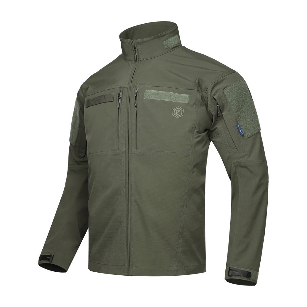 Emersongear-Chaqueta táctica Mosasaur con etiqueta azul, abrigo elástico de corte ergonómico, para acampar, senderismo, Deportes de caza al aire libre EMB9736 - imagen 2