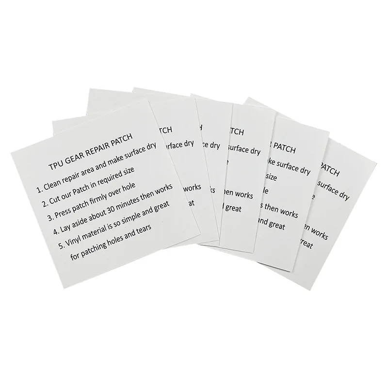 Toldo de tienda de campaña transparente de TPU, pieza de reparación impermeable, producto inflable, pegamento de fugas de reparación - imagen 4