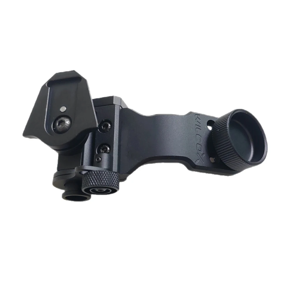 Soporte de casco de montaje NVG de rinoceronte de Metal táctico, adaptador de puente Binocular de cola de milano para Wilcox L4G24 AN/PVS-14 Mich Fast Wendy - imagen 5