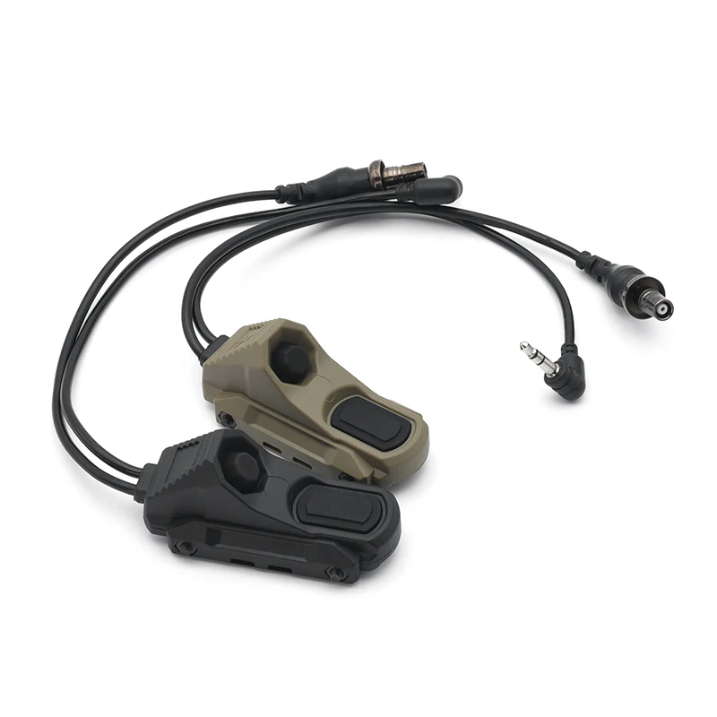 GBRS AXON interruptor de botón Dual para caza táctica, puntero láser de grúa y linterna SF, Combo de interruptor Dual - imagen 4