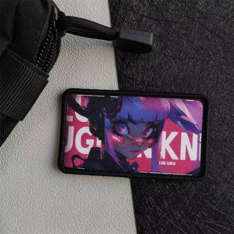 Parche táctico anime gancho y bucle – Insignia moral mochila - imagen 4