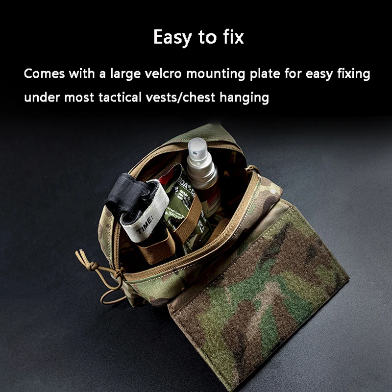 MK4 chaleco táctico pequeño para colgar en el pecho, bolsa de accesorios para colgar debajo de la expansión, adaptación a la placa de fijación de pegatinas mágicas - imagen 3