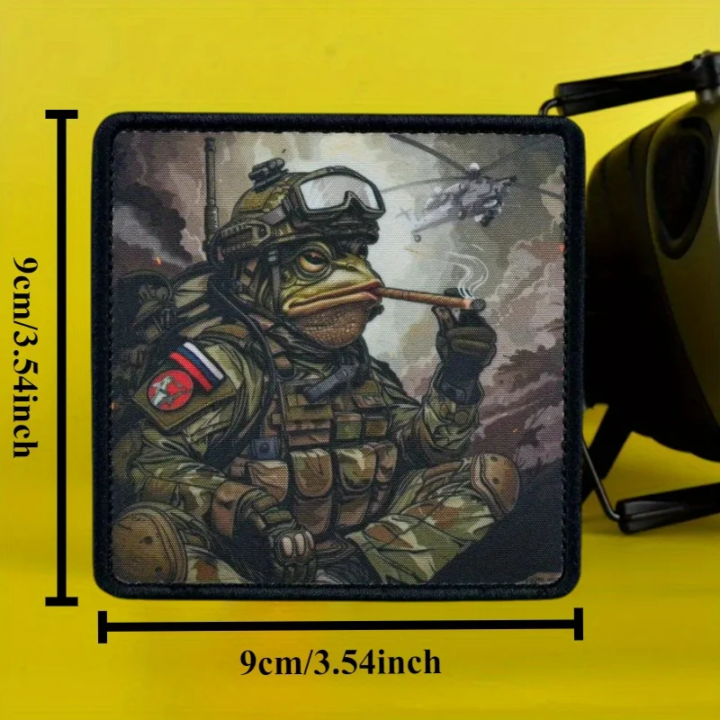 Parche táctico de moral "Mednesday, my dudes", emblema de gancho y bucle impreso, insignia militar, brazalete de combate, pegatinas para mochila - imagen 3