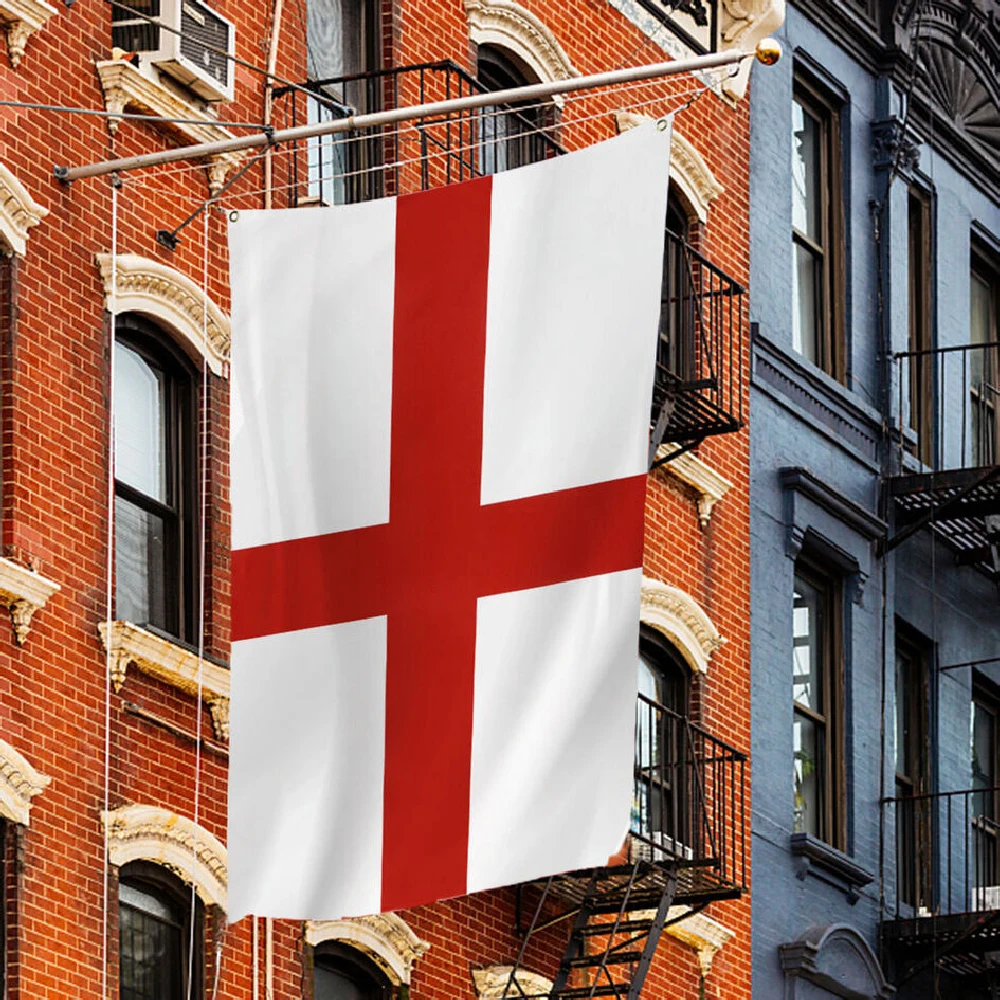 Bandera de Inglaterra del Reino Unido con cruz roja de 90x150 CM para decoración