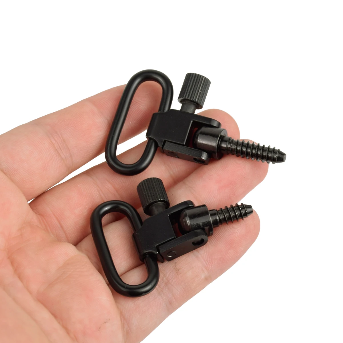 20GA 12GA táctico QD Rifle Sling giratorios adaptadores de montaje Clips de fijación caza Metal rápido desmontable escopeta Remington 870 - imagen 3