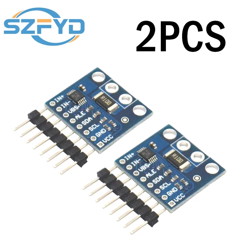 Módulo de Sensor de monitoreo de corriente/potencia bidireccional, interfaz INA226 IIC I2C, 2 uds.