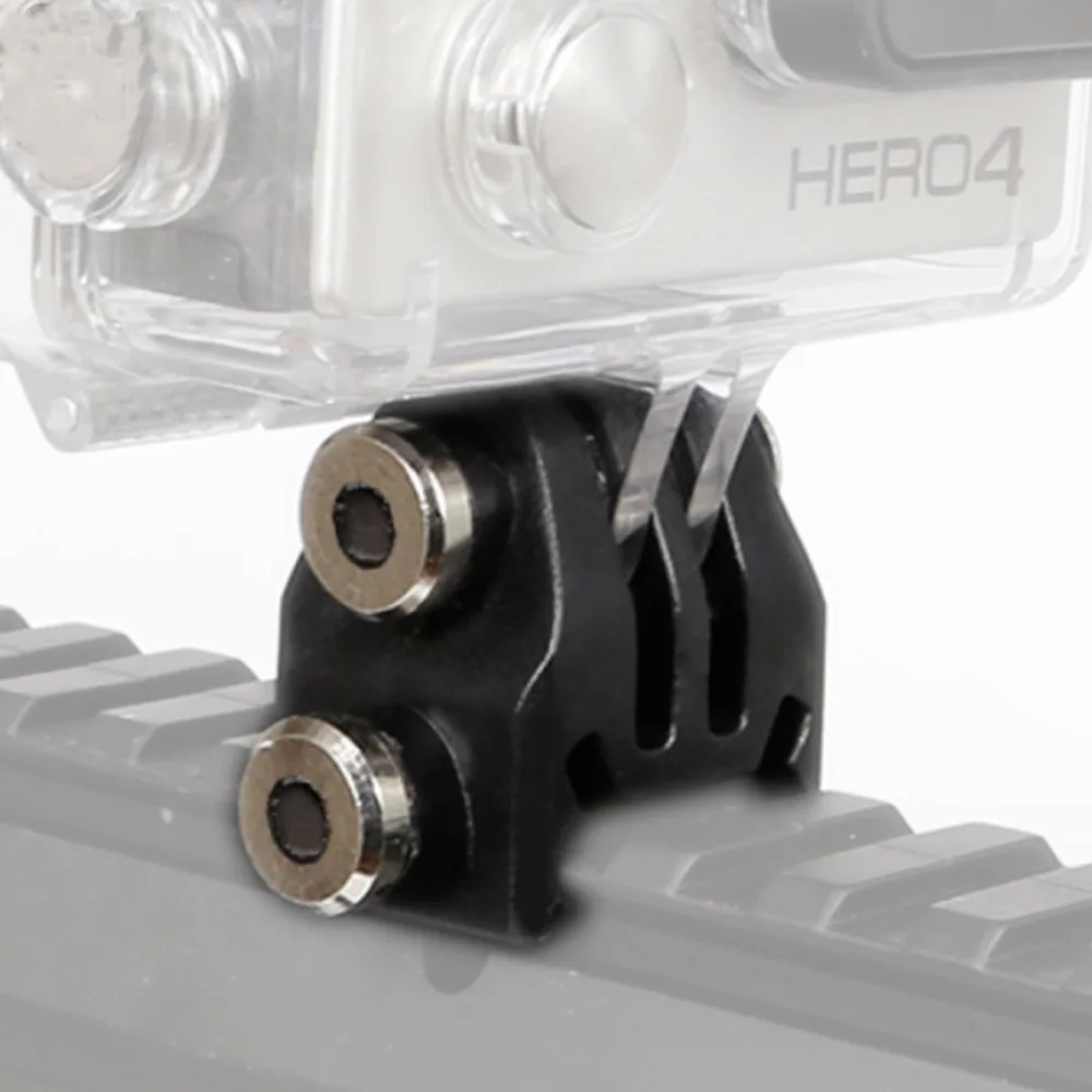 Soporte táctico para cámara de teléfono con montaje en riel Picatinny de 20mm para teléfonos móviles Iphone cámara deportiva Gopro para escopeta caza Airsoft - imagen 3