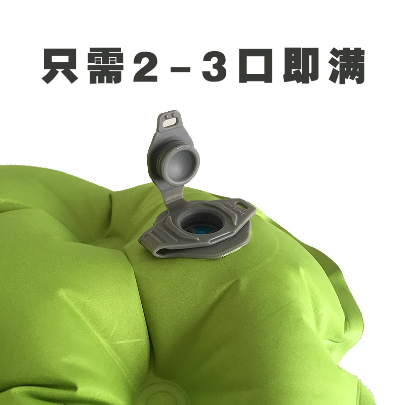 Cojín pequeño inflable de almacenamiento portátil, cojín plegable de viaje, a prueba de humedad para silla de camping - imagen 2