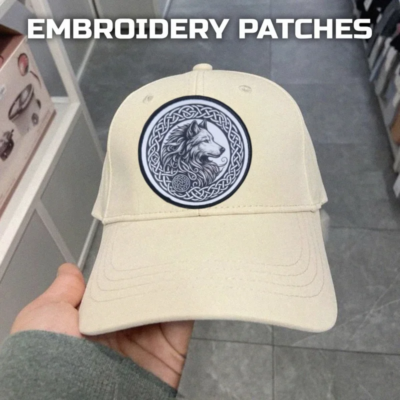 Parche con estampado de lobo militar, chaleco táctico, insignia de moral con gancho y bucle, pegatinas decorativas para mochila, parches para brazalete para ropa - imagen 5