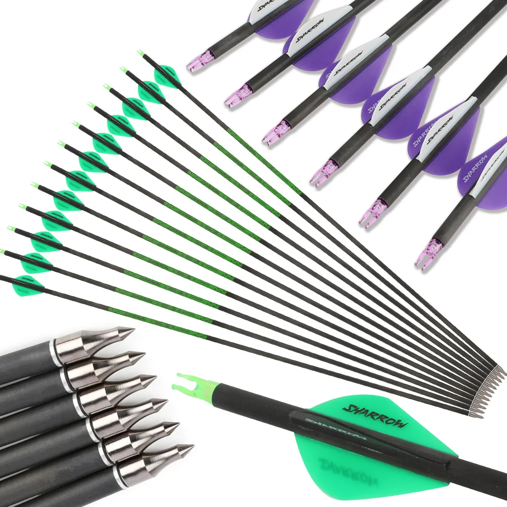 Flechas de carbono para caza con arco 31,5 pulgadas - imagen 4