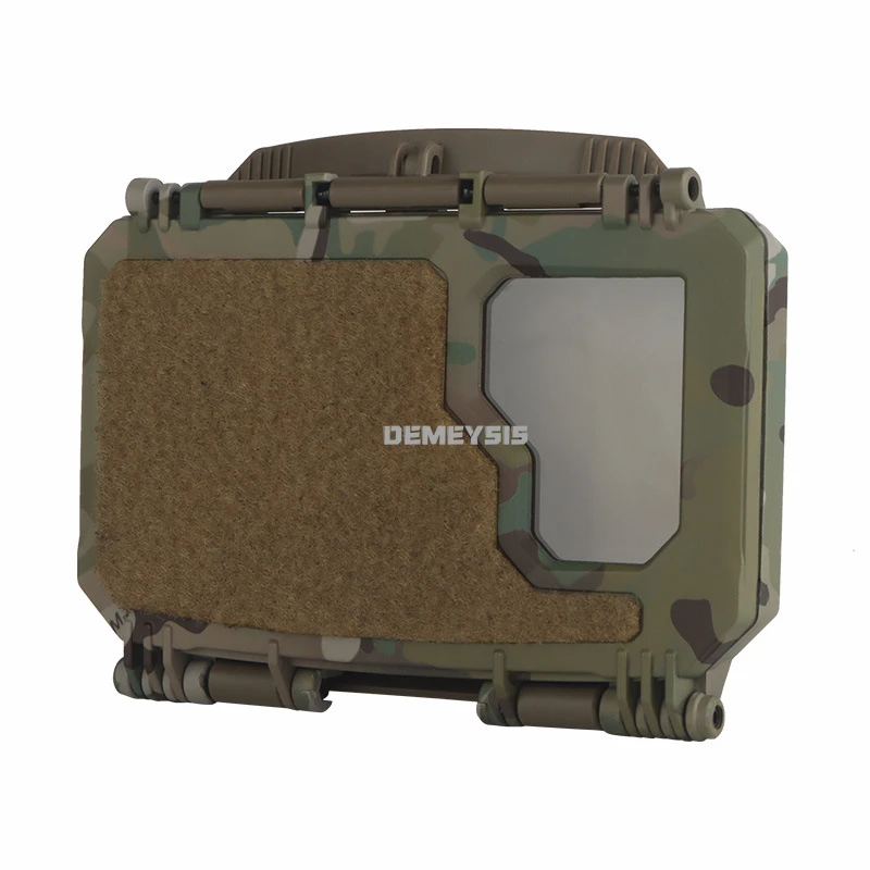 Tablero de navegación plegable Molle táctico, accesorios para chaleco de caza, soporte para teléfono, Panel de Airsoft, soporte para teléfono - imagen 2