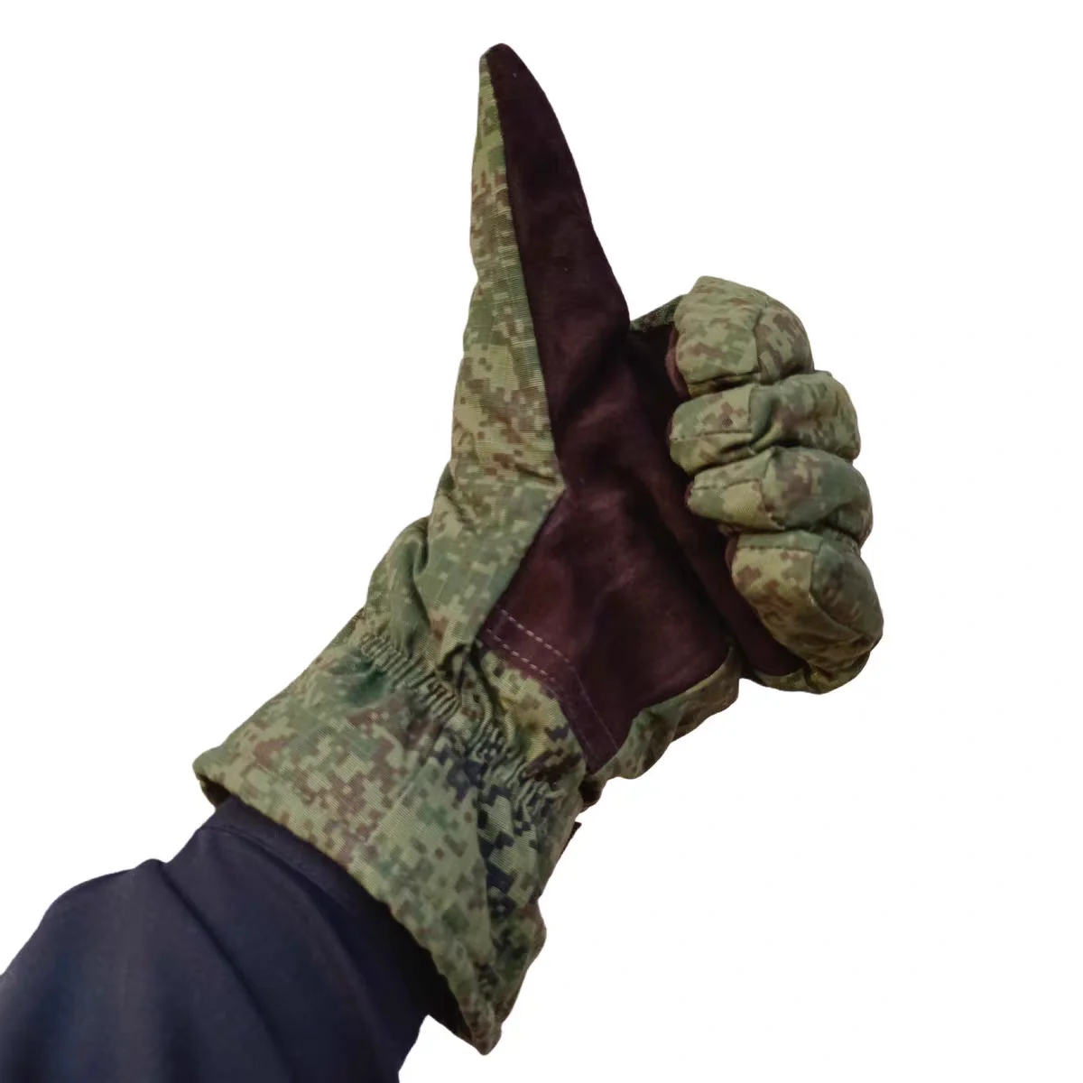 Guantes tácticos de lana con dedos cálidos y a prueba de frío para exteriores de invierno de Color ruso EMR - imagen 2