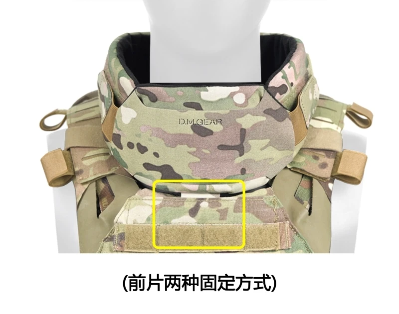 MCAP-Chaleco táctico de camuflaje blanco para nieve, Protector de cuello 2,0, Protector de armadura para JPC FCSK 6094 CPC - imagen 5