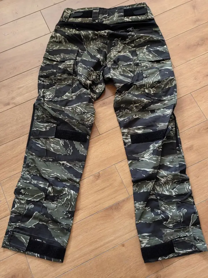 Pantalones de camuflaje para deportes al aire libre GEN3 Desert Jungle Tabby, rodilleras negras - imagen 3